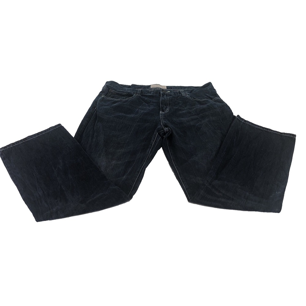 Ecko‎ Unltd Men's Rhino Jeans 40x32 Straight Fit Blue Denim Embroidered Y2K 90s